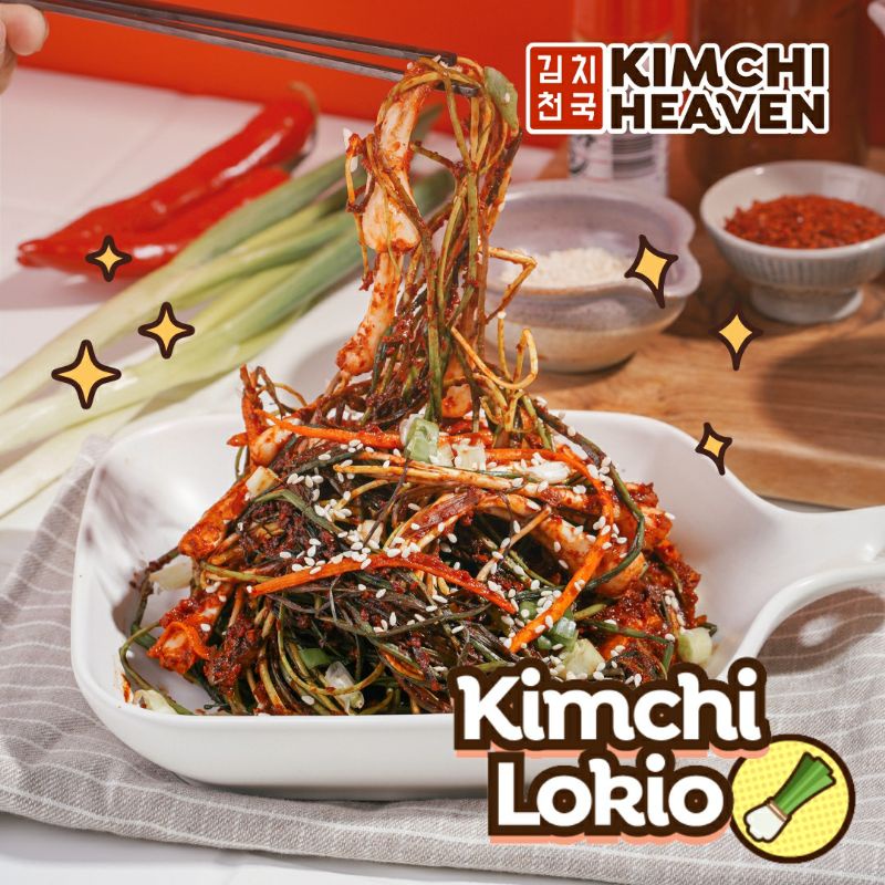 

kimchi Lokio / Lengkio 600g Banchan Sidedish Korea Makanan Korea Halal akorean Food Kfood