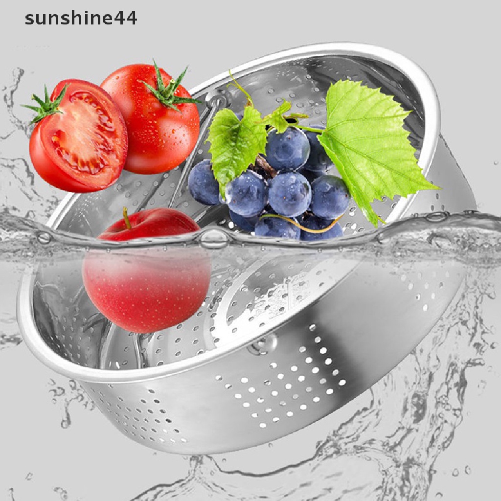 Sunshine 1pc Steamer Basket, Kukusan 304stainless Steel Untuk Panci Presto.