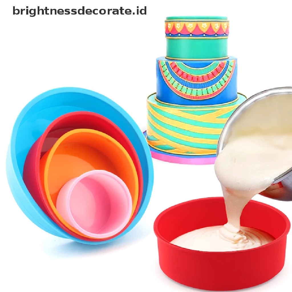 [Birth] Cetakan Kue Bentuk Bulat Brown Half Ball Sphere Silicone Chocolate Dessert Mould [ID]