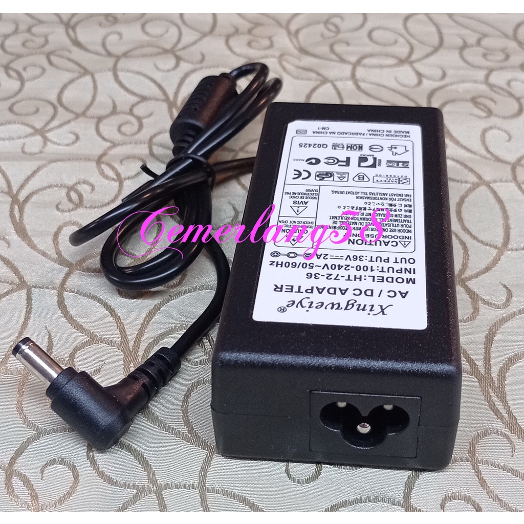 AC DC Charger 36V 2A 72W Switching Adaptor 36 V 2 A 72 W Power Supply 36volt 2amper 72watt