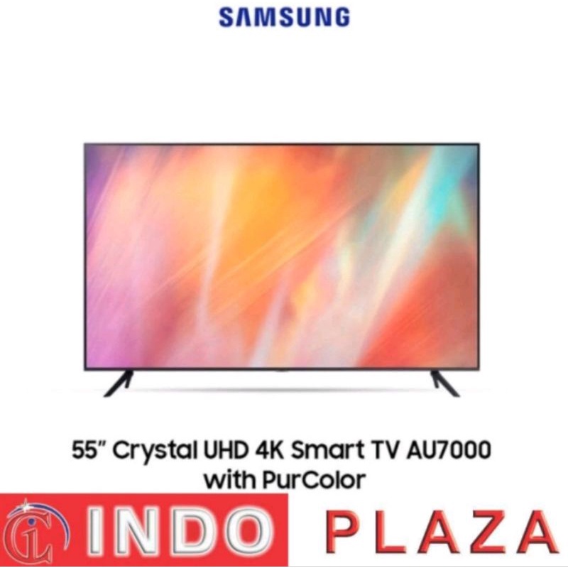 TV SAMSUNG 55 Inch UA55AU7000 SMART 4K CRYSTAL UHD (KHUSUS MEDAN)