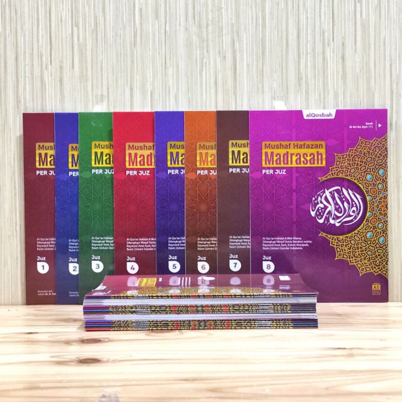 Al Quran Perjuz Hafazan Madrasah 8 Blok A5 Al Quran Per Juz 30 Jilid Quran Hafalan Mudah