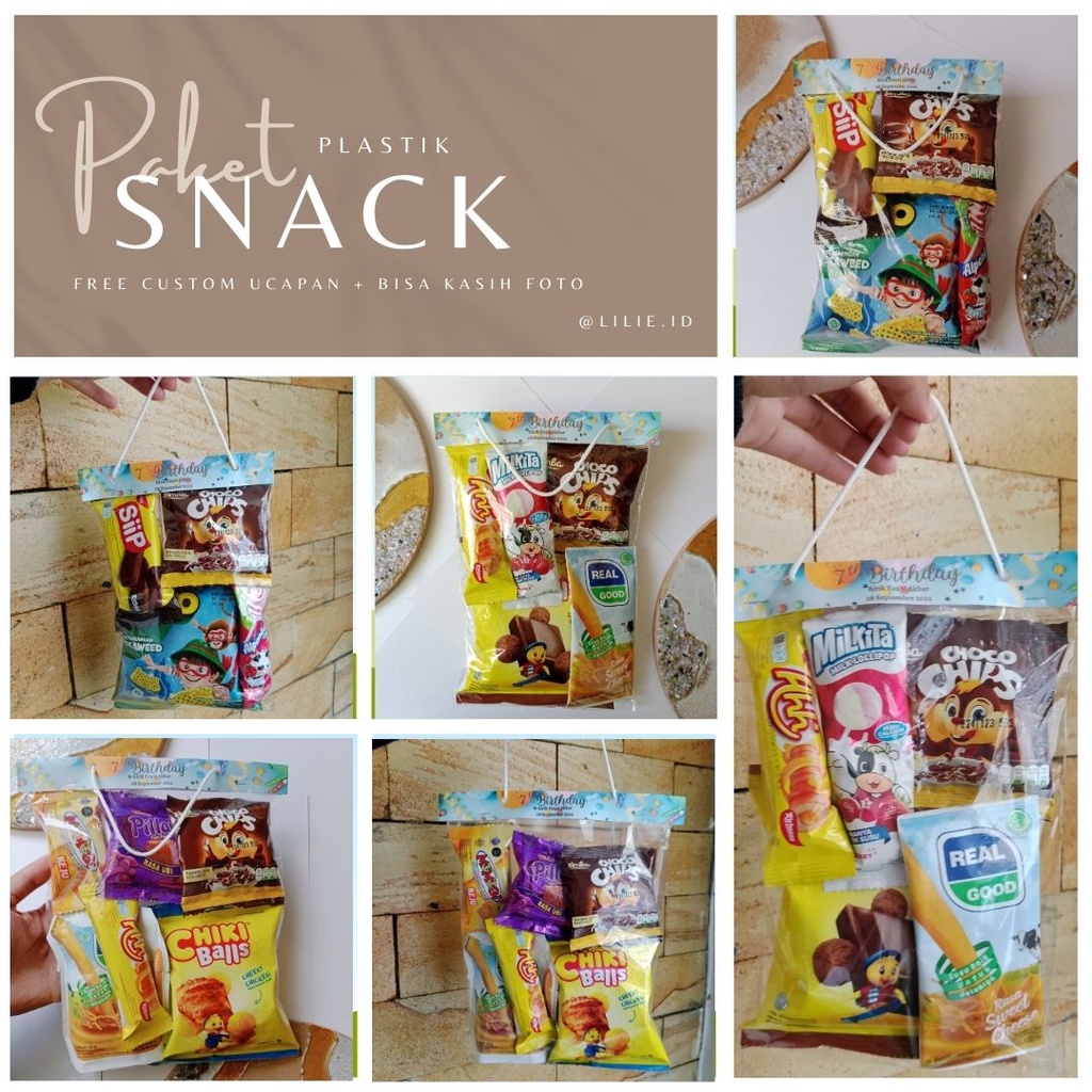 

Bingkisan Paket Snack Ulang Tahun Murah Mulai 4000 an/Hampers Snack Lebaran/Hadiah Lomba Anak-Anak /Gift Snack Anak-Anak