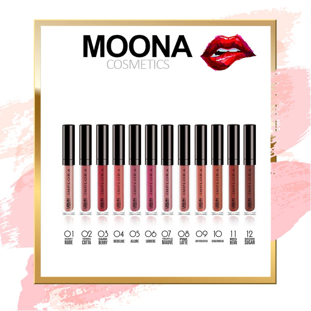 1-20 READY! IMPLORA URBAN MATTE LIPCREAM