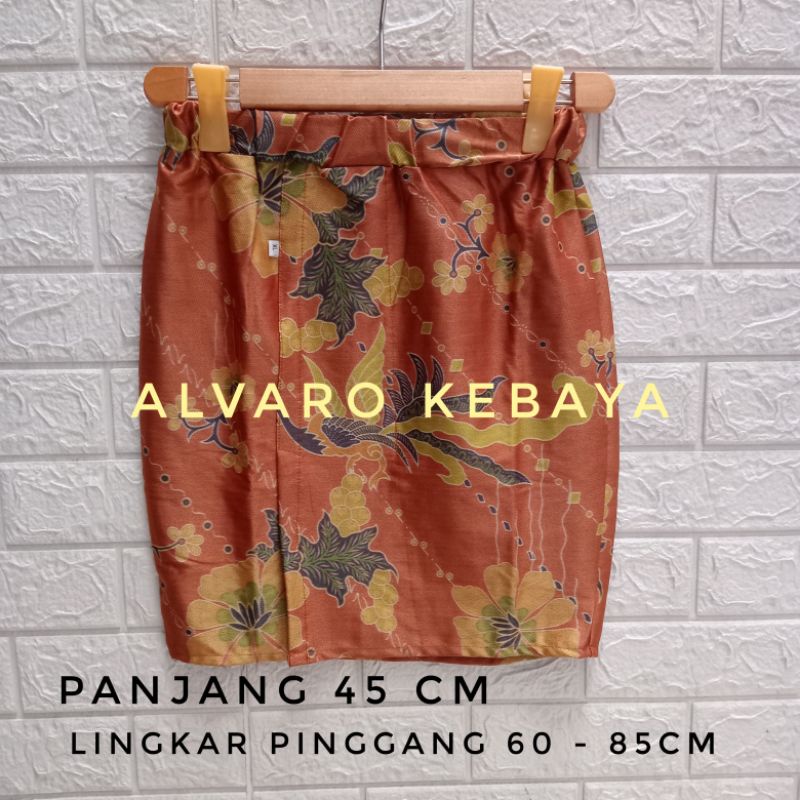 rok span pendek mini seksi diatas lutut bawahan kebaya strait melar motif batik cantik murah real pict siap pakai ready stock