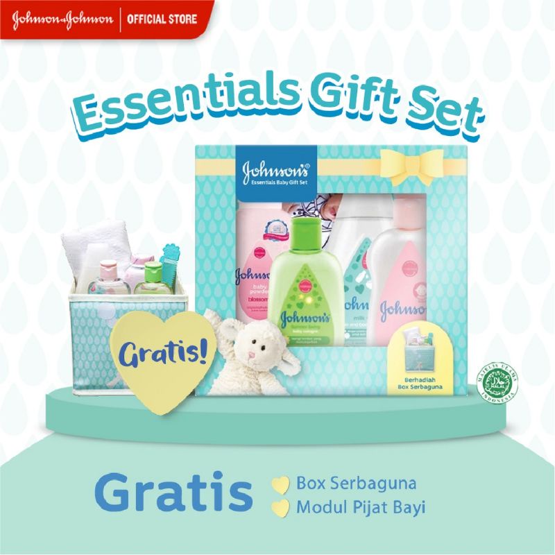 Johnsons Essentials Gift Set/Paket Hadiah Bayi