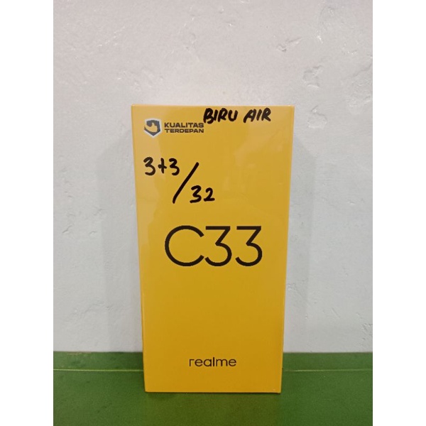 Realme C33 Ram 3+3/32