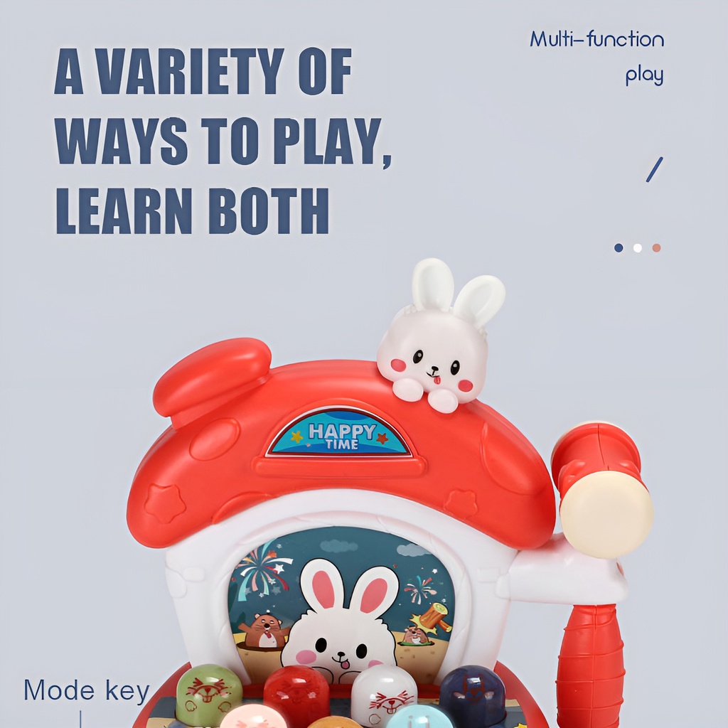 Happy Hamster | Mainan Pukul Tikus Music | Mainan Edukasi Anak 2-3-4 Tahun Laki Laki | Kado Ultah Anak Perempuan Terbaru 2023