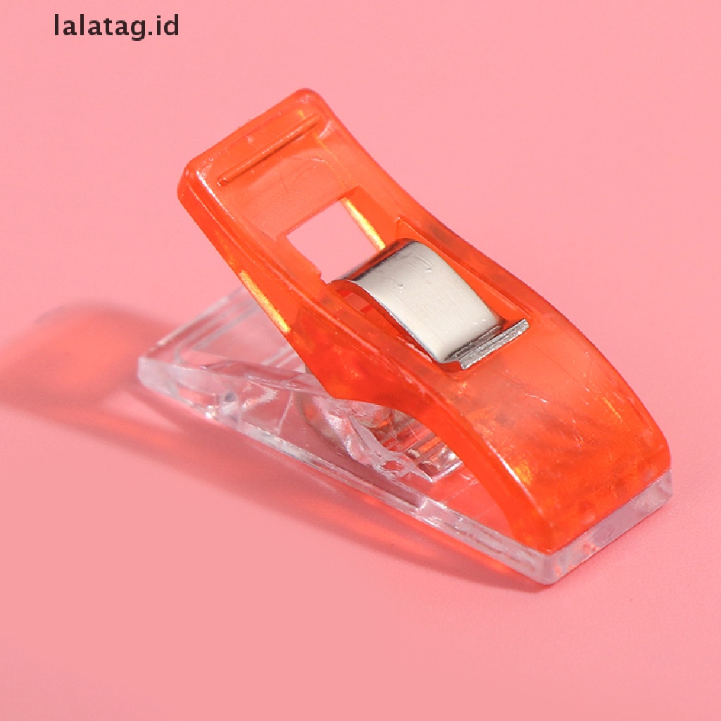 [lalatag] 20pcs Klip edging Plastik Warna Campur Plastik Klip Kecil Klip Posisi Jahit [ID]