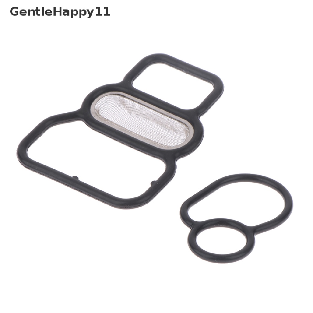 Gentlehappy 1Set 15825-P2M-005/36172-P08-015 Kit Gasket Solenoid Vtec Kompatibel Dengan 1996-2005 Civic D16 D17 VVT Solenoid Valve Gasket Filter id