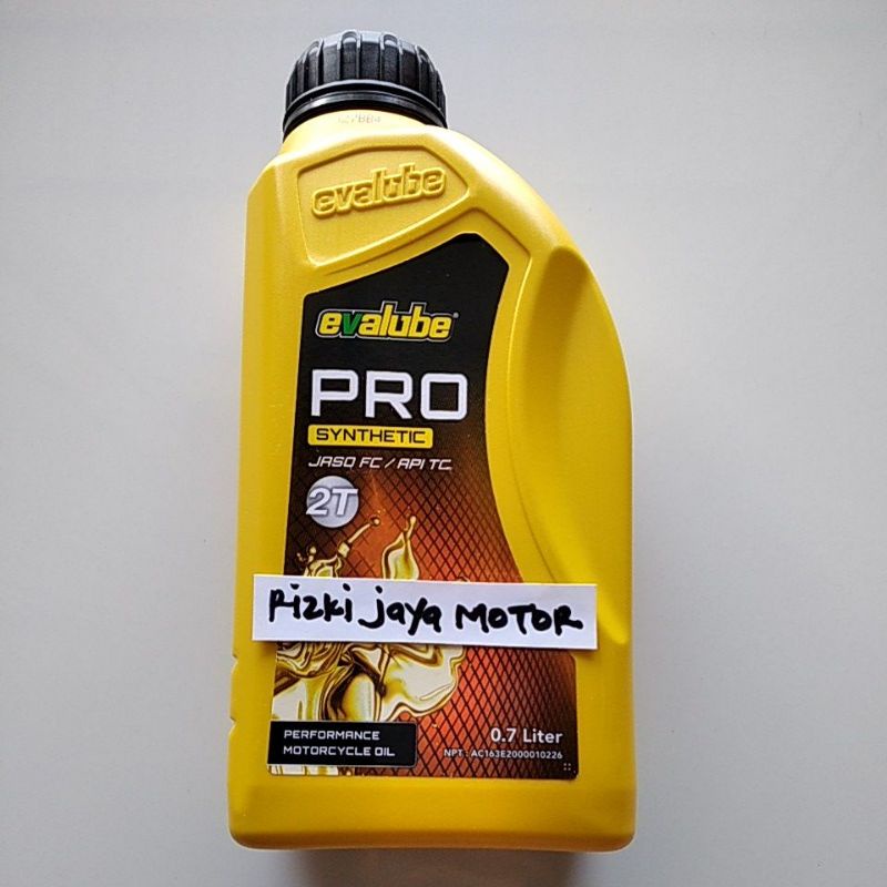 Oli samping evalube 2T pro 0,7 700ml ori evalube