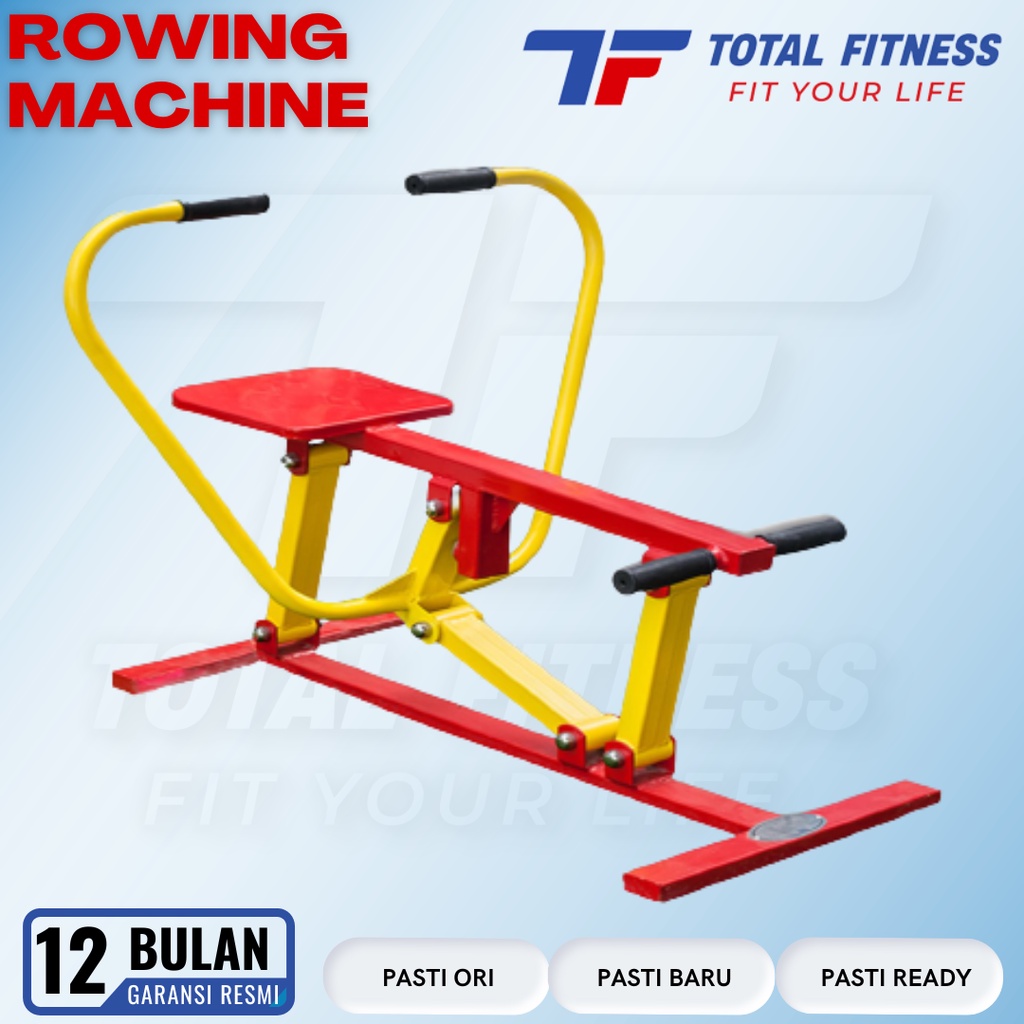 Alat Fitness Outdoor Rowing Machine Fitnes Taman
