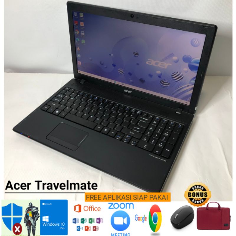 Laptop Acer TMP453-M intel core i3 ram 4gb HDD 500gb - Windows 10