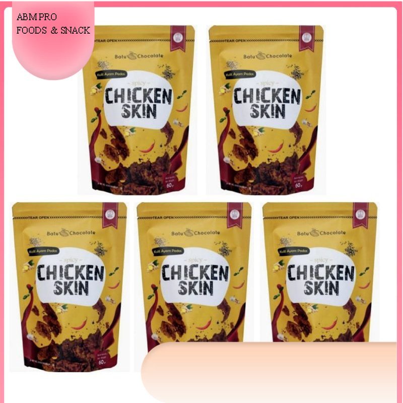 

PAKET LEBIH HEMAT KULIT AYAM PEDAS - ISI 5 PCS - SNACK CAMILAN OLEH OLEH KHAS MALANG