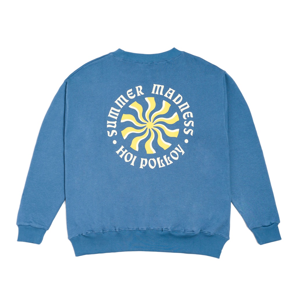 Hoi Polloy - Crewneck Sweater Summer Madness (Blue) 280gsm