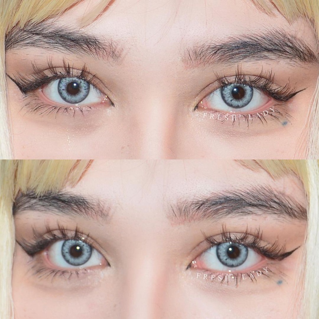 COD SOFTLENS GRAY KOREAN MINI ROCHE COSPLAY IDOL KPOP MURAH NATURAL