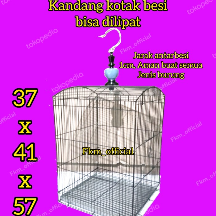 Kandang Burung Sangkar Kandang Burung Besi Lipat