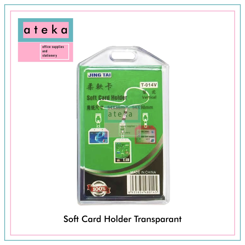 

Soft Card Holder Transparant