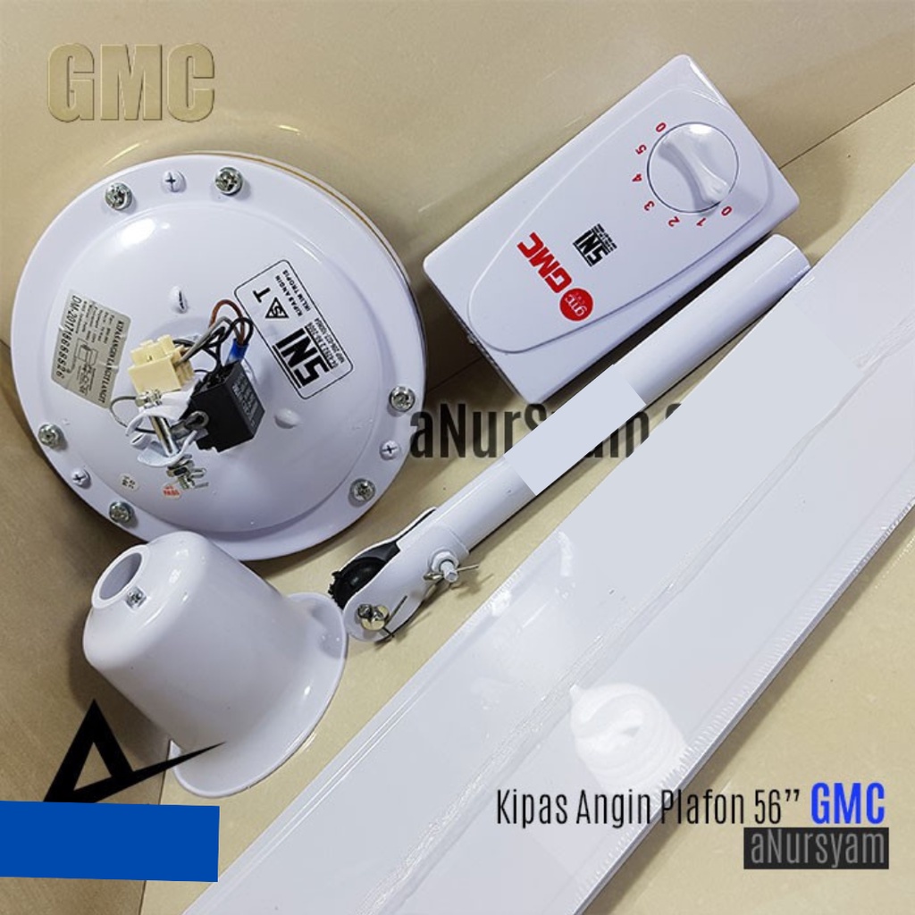 KIPAS ANGIN PLAFON GANTUNG GMC 56 INCH CEILING FAN BALING BESI 56 INCH