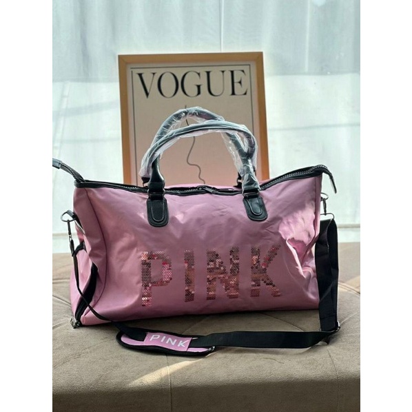 Tas Pink Import multifungsi /duffel bag tas olahraga