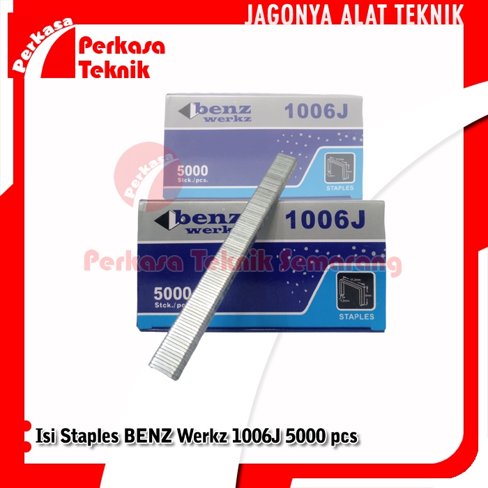 

BENZ Isi Staples Angin Air Stapler Refill 1006J Paku Tembak U 6mm (isi 5000 pcs)
