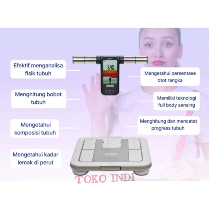 Timbangan Omron Karada Scan HBF-375 Body Fat Composition Monitor