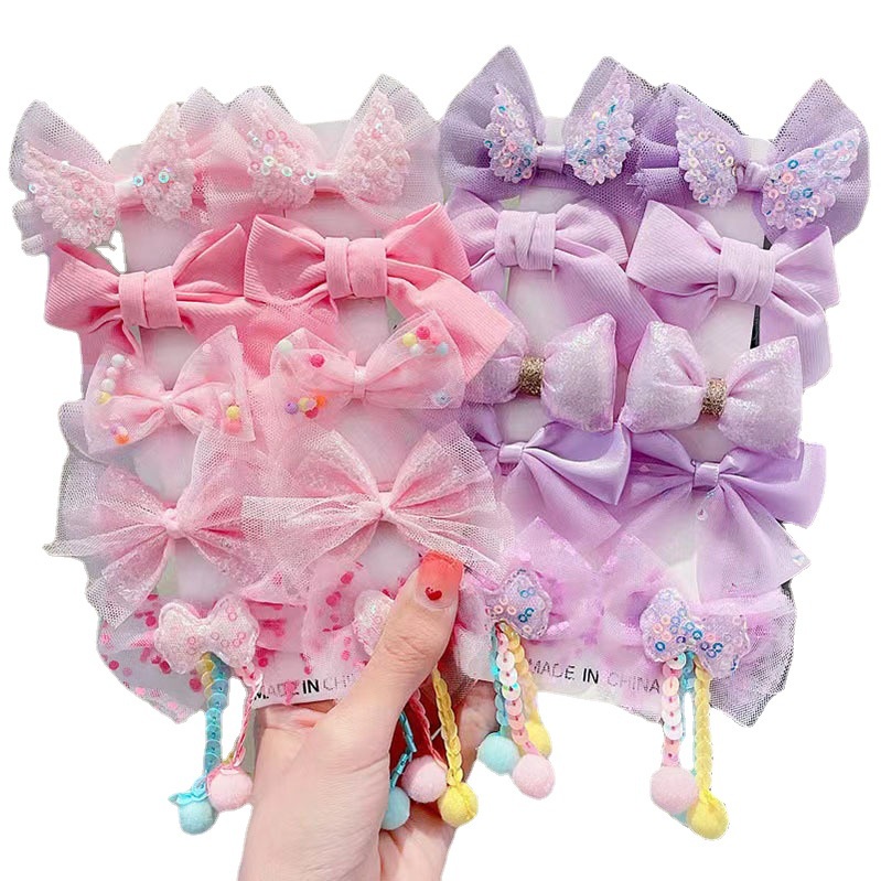 (10 PCS ) SET JEPIT PITA RAMBUT ANAK PREMIUM / JEPITAN RAMBUT SET GEMOY