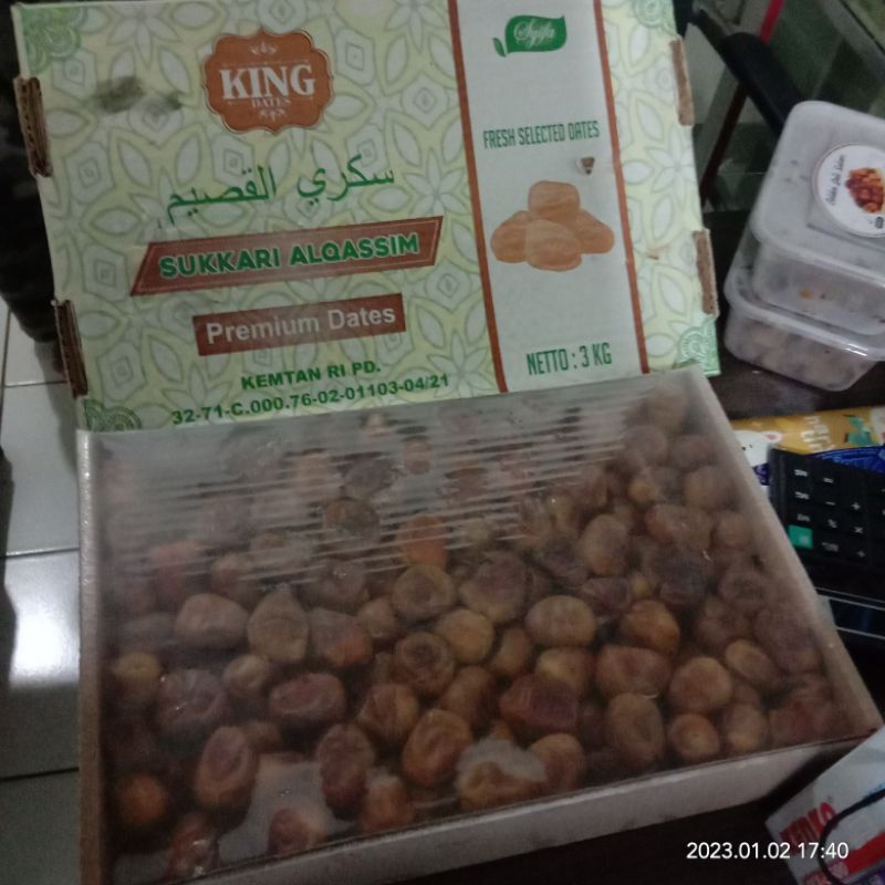 

Kurma Sukkari Alqasim Big Size by King Dates # 3kg