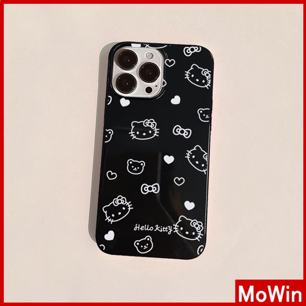 For iPhone 14 Pro max iPhone Case Black Soft Case TPU Candy Case Shockproof Big Hole Protection Camera Cute Cartoon Compatible For iPhone 13 Pro max 12 Pro Max 11 xr xs 7Plus 7 8