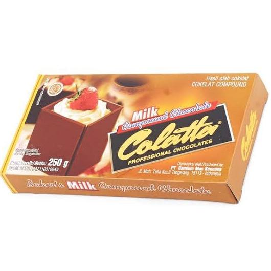 

collata milk chocolate compound 250gr