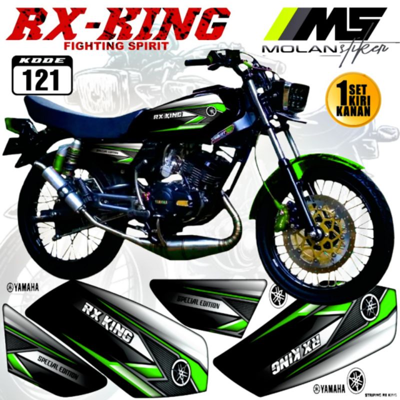 Decal Sticker Striping Variasi RX King 135 Racing Concept - Yamaha Rx King 135 2Tak - Rx Spesial - R