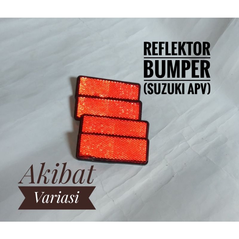 Reflektor Bemper Mobil Suzuki (APV) Reflektor Bemper Di Mobil Mata Kucing Di Mobil