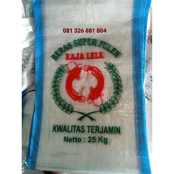 

karung beras 25kg Cap Raja Lele