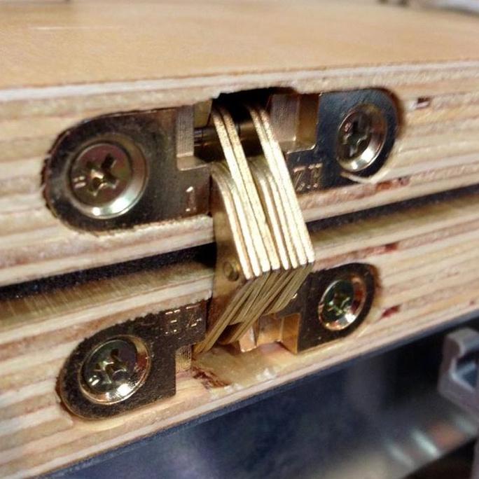 Engsel Cross Hinge Deer Engsel Tanam Kayu Lemari Meja Lipat Furniture