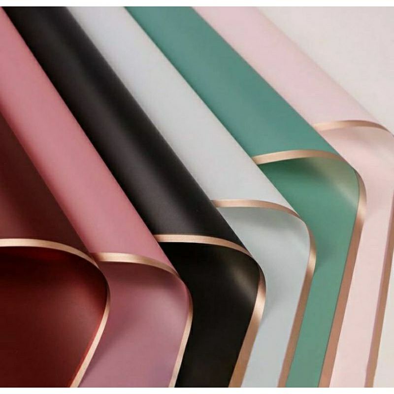 

(1 LEMBAR) KERTAS BUCKET BUNGA TRANSPARAN LIST GOLD MQ1517