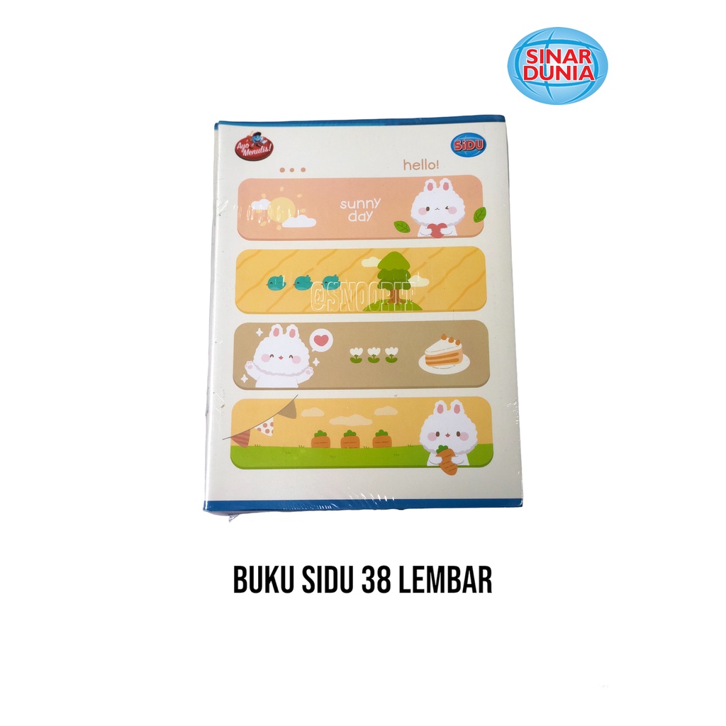 

HJK PROMO MURAH GROSIR Buku Tulis Sinar Dunia / SIDU & KIKY 38 Lembar - Perpack