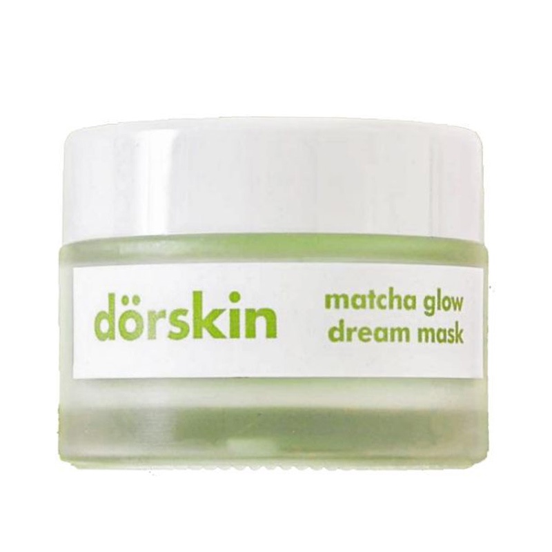 BPOM Dorskin Matcha Glow Dream Sleeping Mask Brightening Mask Moisturizer Meredakan Radang Jerawat