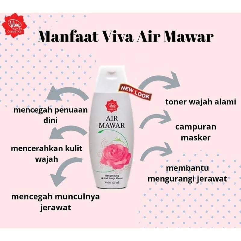 Air Mawar Viva BPOM 100 ml