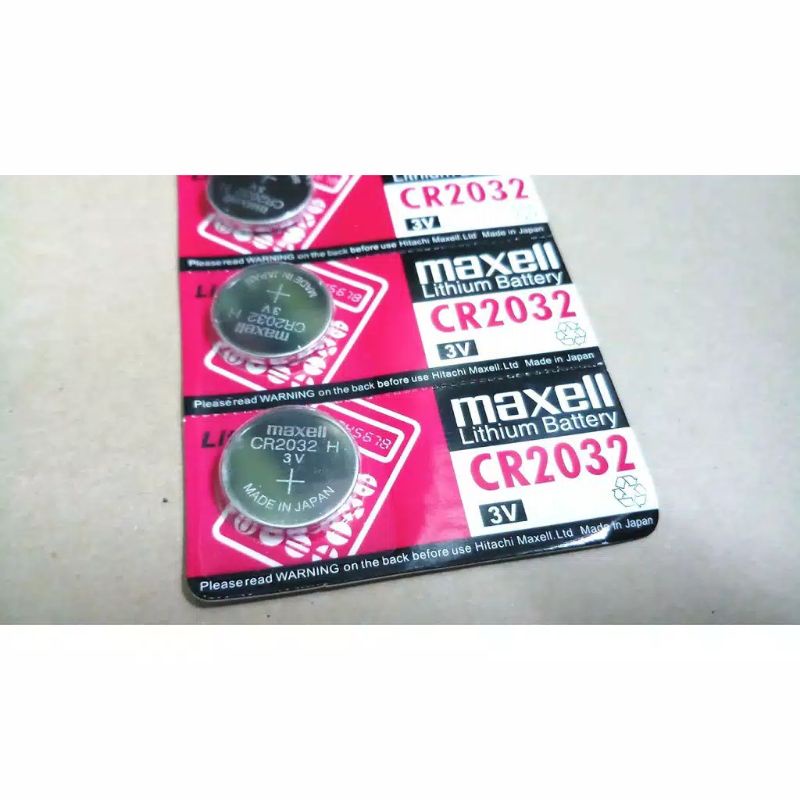 Baterai CR 2032 CR 2025 CR 2016 MAXELL ORIGINAL MADE IN JAPAN