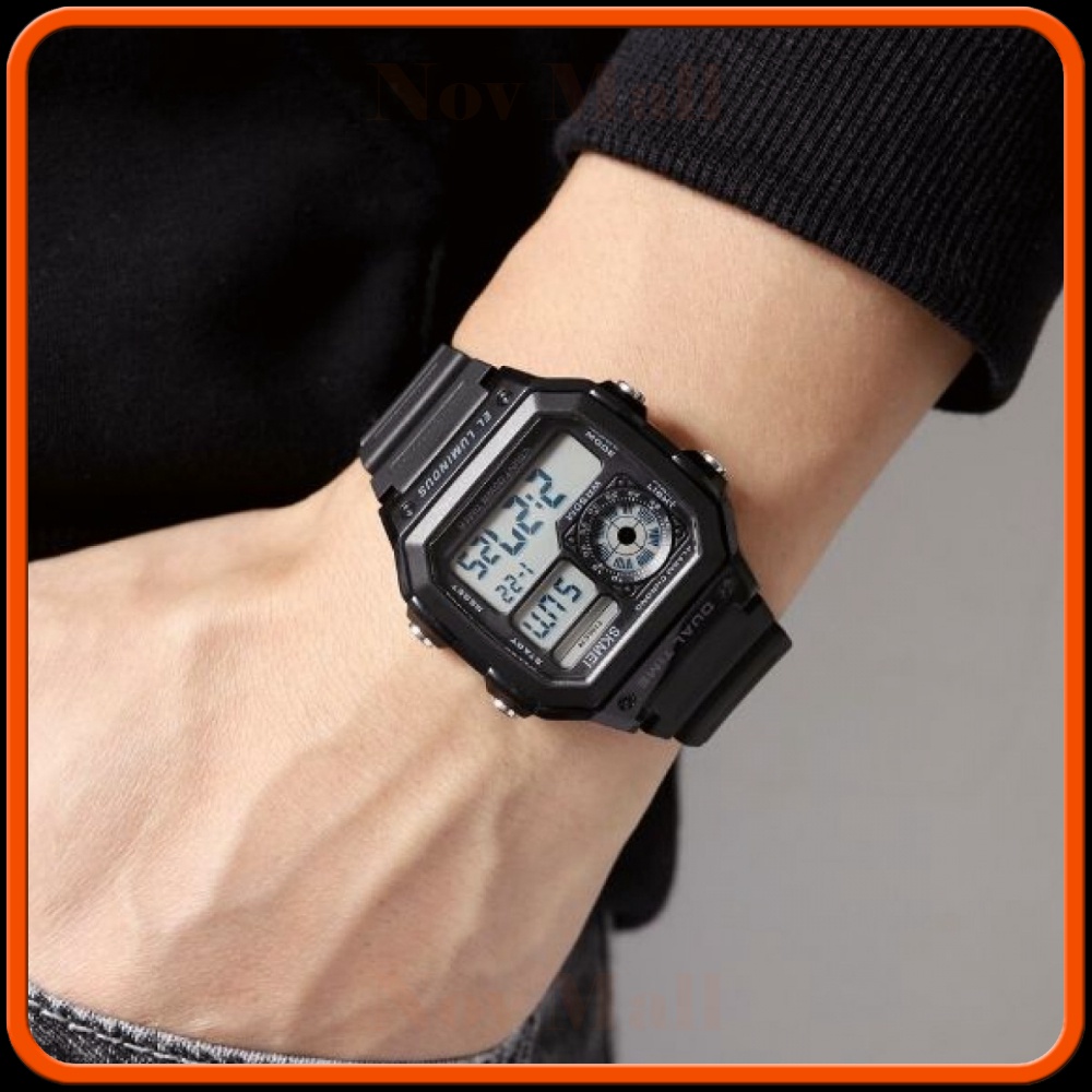 SKMEI Jam Tangan Pria Digital Sport Watch Chrono Dual Time Waterproof - 1998