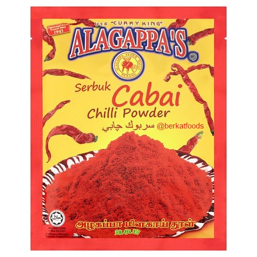 

Chilli Powder Alagappa's / Chili Mirch / Bubuk Cabe Cabai Alagappas