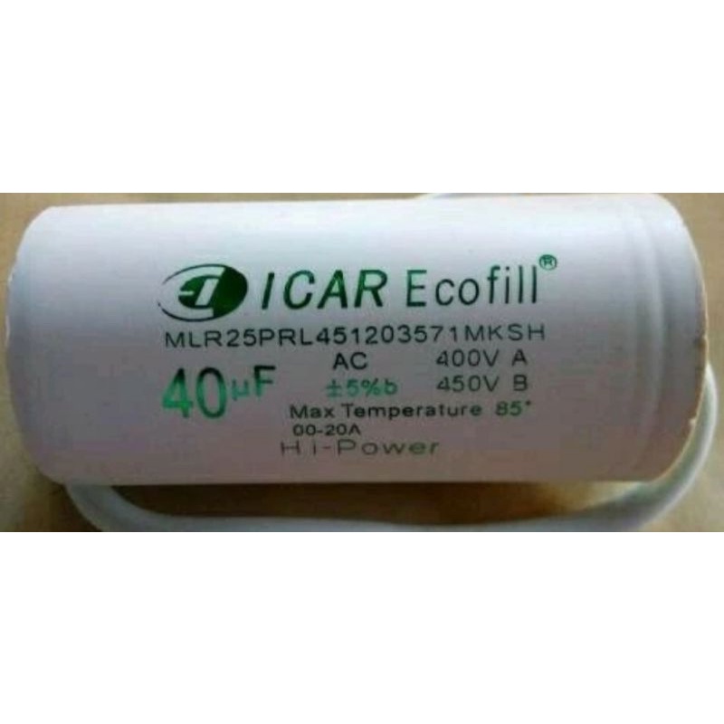 KAPASITOR BULAT RUNNING ICAR RECOIL / electrolytic capacitors