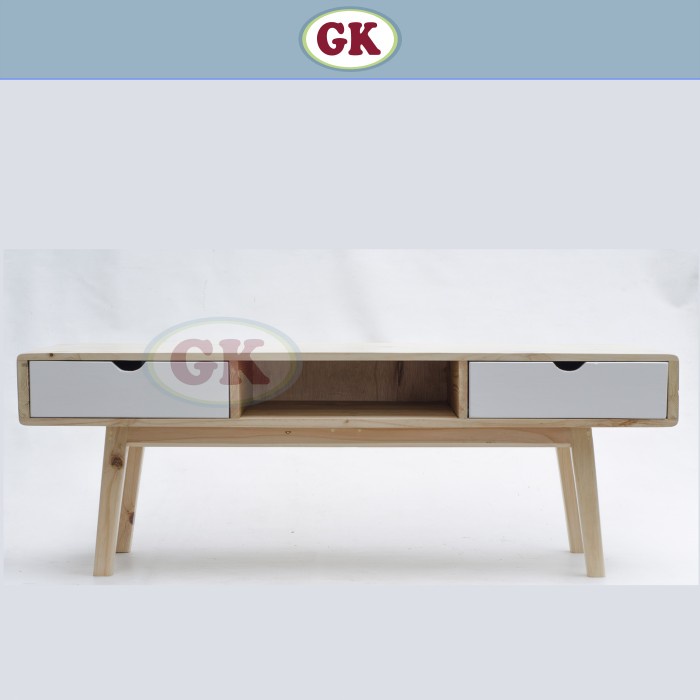 Ftr Meja Tv Rak Tv Retro Modern Kayu Jati Belanda