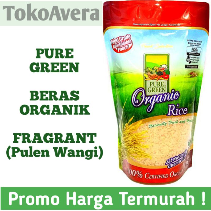 

Puregreen Beras Organik Pulen Wangi Fragrant Organic Rice