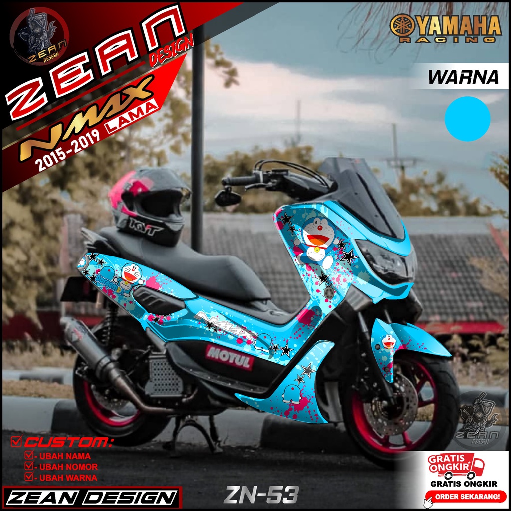 Decal Sticker Yamaha Nmax 155 Old Fullbody - Dekal Stiker NMAX Lama Tahun 2015 2016 2017 2018 2019 F