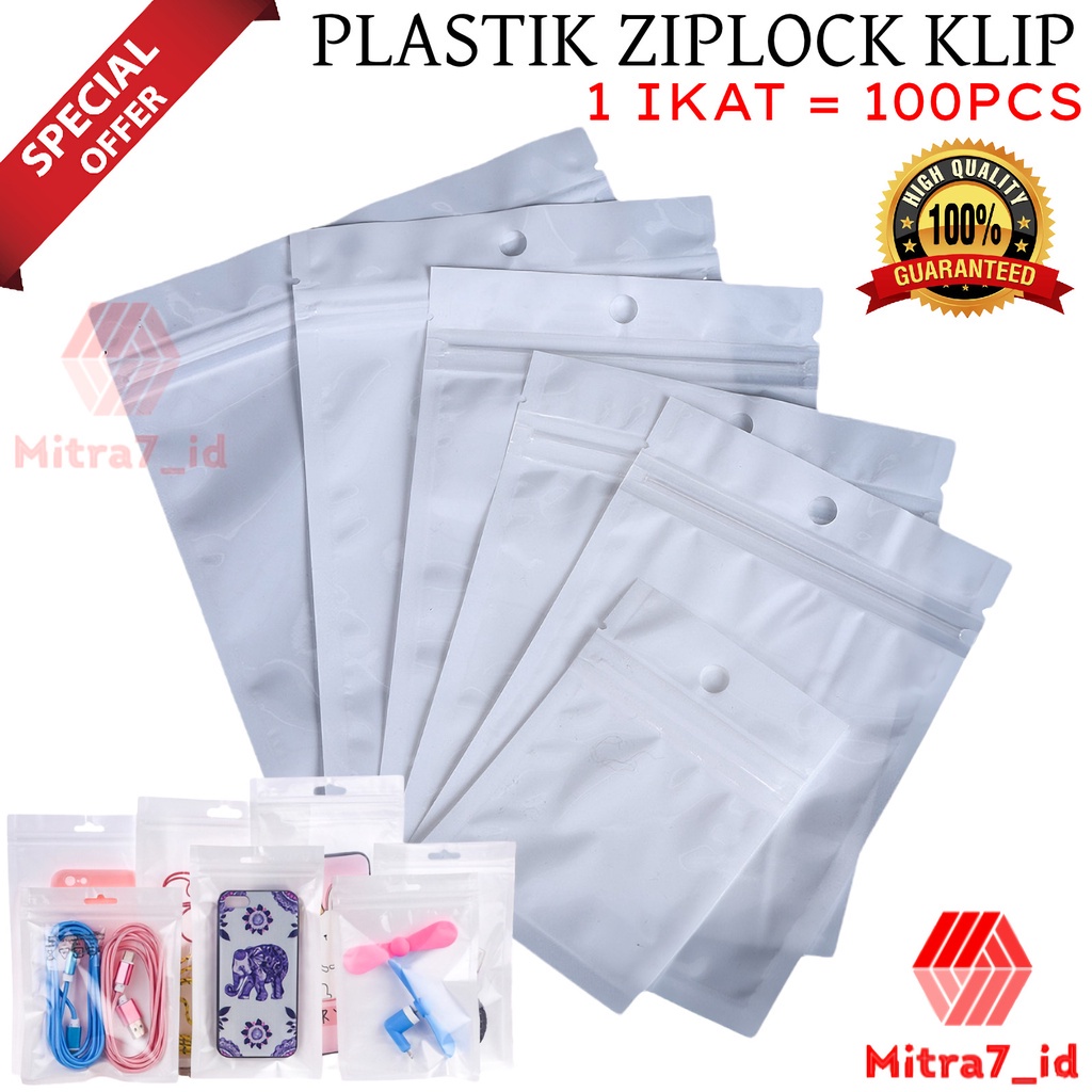 [M7] PLASTIK ZIPLOCK ISI 100 PCS UKURAN LENGKAP / PLASTIK KLIP / PLASTIK ZIPLOCK / PLASTIK AKSESORIS HP / PLASTIK SUSU