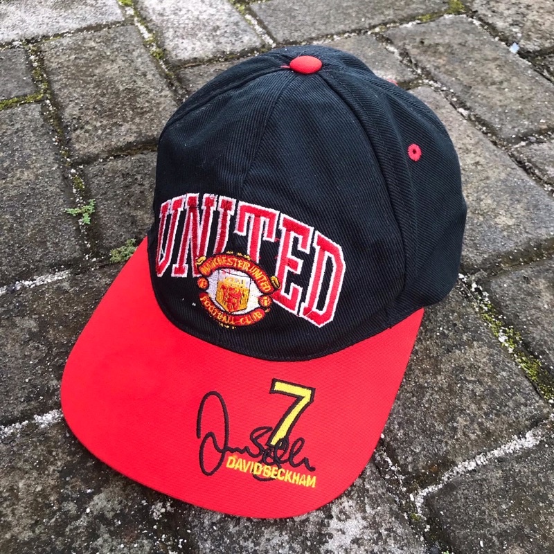 Topi Manchester united sign david beckham second