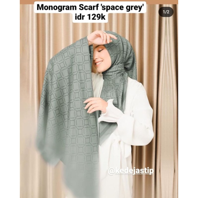 Heylocal.id MONOGRAM Scarf