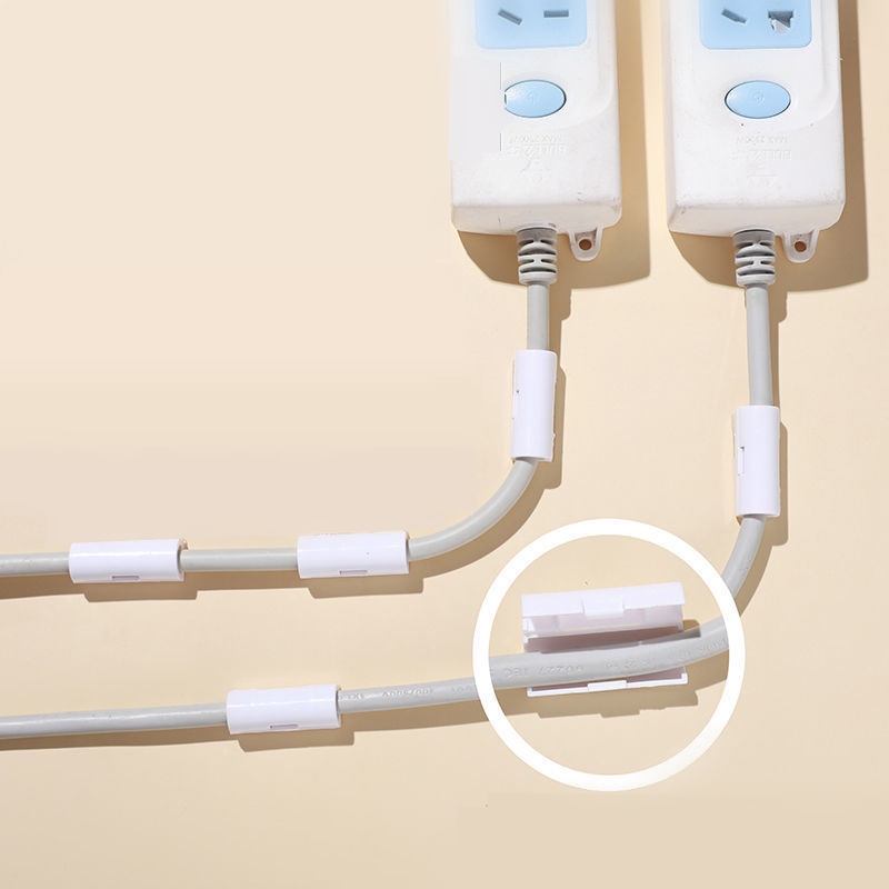 Klip Kabel Organizer Drop Wire Holder/Pengatur Kabel Perekat Diri Manajer Kabel Penjepit Tetap Penggulung Kawat