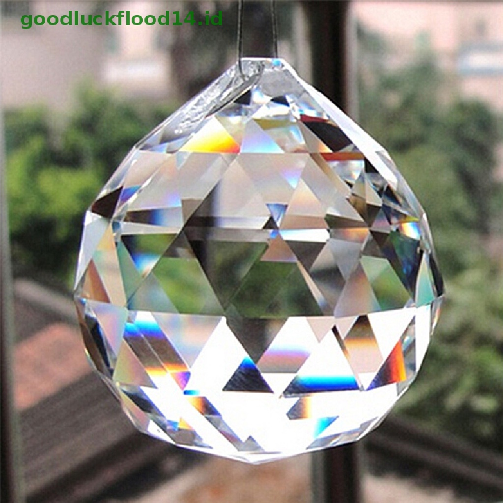 [GOOGFOUR] 20mm Kristal Bening Lighg Bola Prisma Gantung Liontin Pernikahan Tirai Dekorasi Prisma Bola Lighg Kristal Bening 20mm Gantung Liontin Wedding Tirai Dekor2017 C Bening 20mm